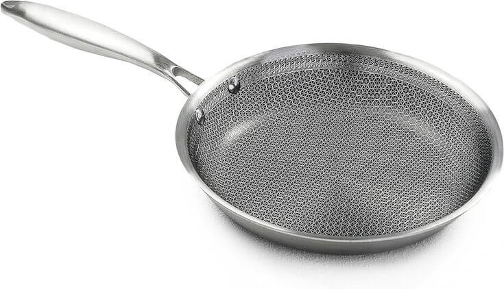 Frigideira Antiaderente em Aço Inox