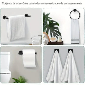 Kit de acessórios para banheiro moderno - megapoint.com