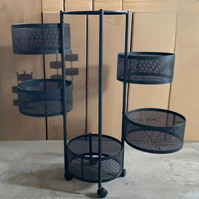 Rack Rotativo Multifuncional para Frutas e Vegetais